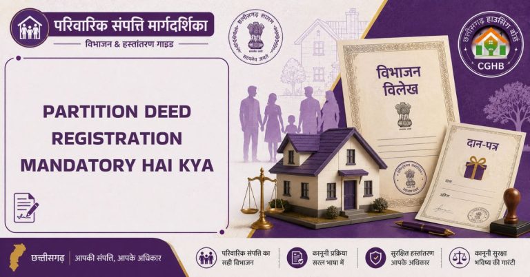 Partition deed registration mandatory hai kya