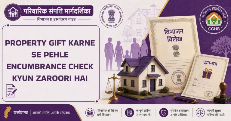 Property gift karne se pehle encumbrance check kyun zaroori hai